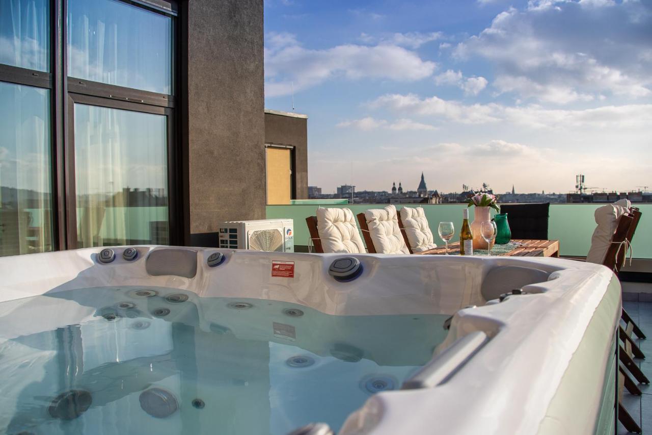 布达佩斯Centropolitan Penthouse #Jacuzzi #Freeparking公寓 外观 照片
