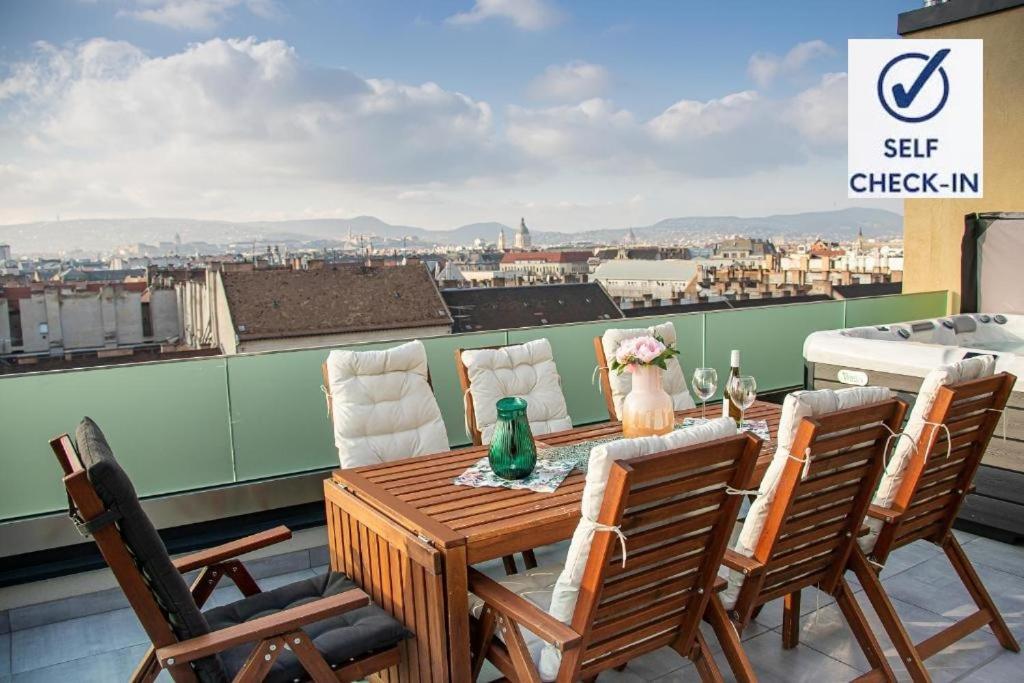 布达佩斯Centropolitan Penthouse #Jacuzzi #Freeparking公寓 外观 照片