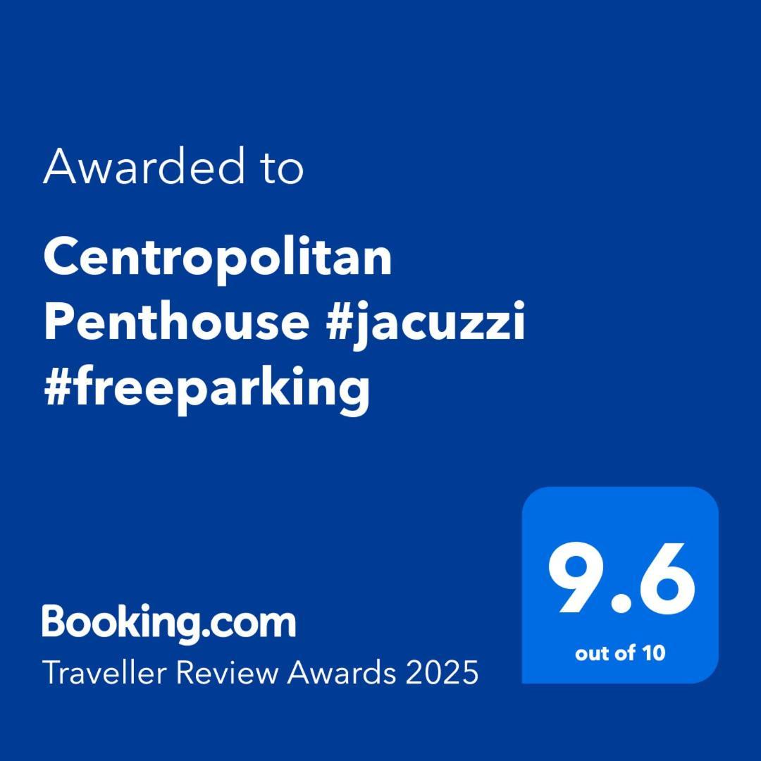 布达佩斯Centropolitan Penthouse #Jacuzzi #Freeparking公寓 外观 照片